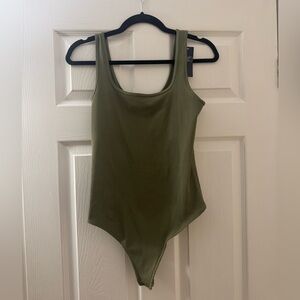 Abercrombie & Fitch Olive Bodysuit